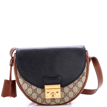 Gucci Padlock Saddle Shoulder Bag Gg
