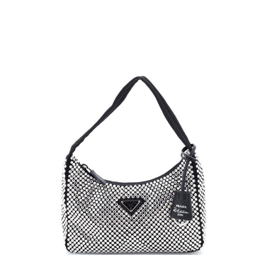 Prada Re-Edition Shoulder Bag Crystal