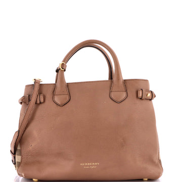 Burberry Banner Tote Leather And House
