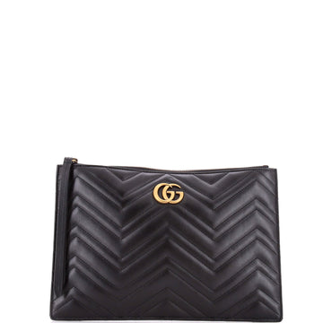 Gucci Gg Marmont Clutch Matelasse