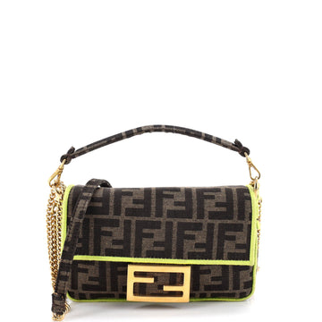 Fendi Baguette Nm Bag Zucca Canvas Mini