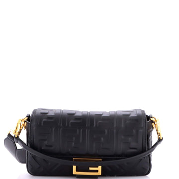 Fendi Baguette Nm Bag Zucca Embossed