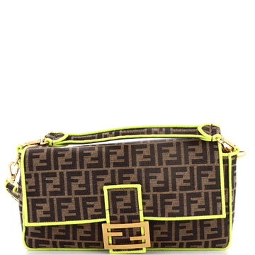 Fendi Baguette Nm Bag Zucca Canvas Large
