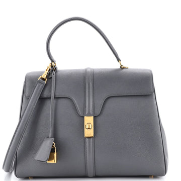 Celine 16 Top Handle Bag Grained