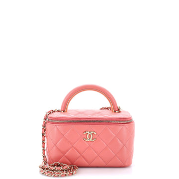 Chanel Charming Handle Vanity Case With