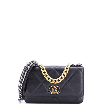 Chanel 19 Wallet On Chain Quilted