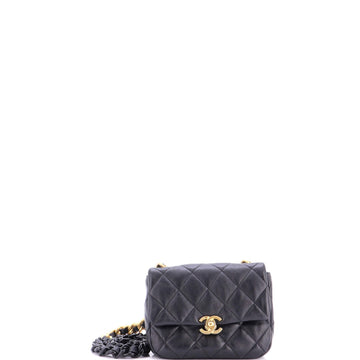 Chanel Lacquered Metal Cc Flap Bag