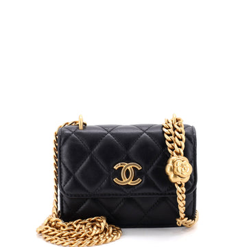 Chanel Sweet Camellia Flap Clutch With