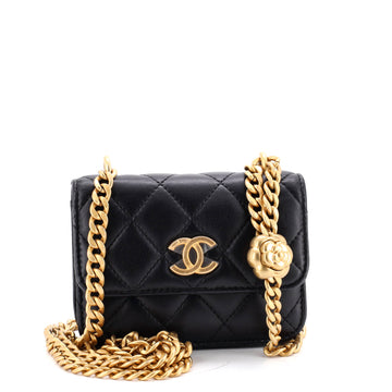 Chanel Sweet Camellia Flap Clutch With