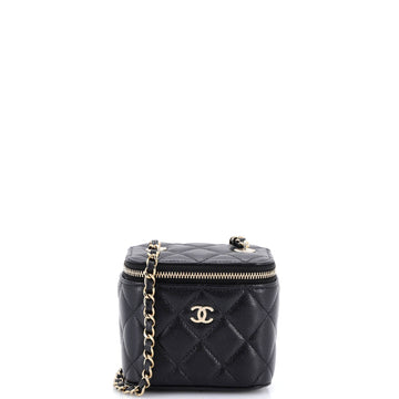 Chanel Classic Vanity Case With Chain