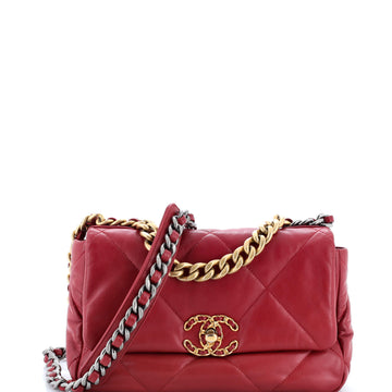 Chanel 19 Flap Bag Quilted Leather