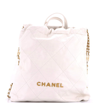 Chanel 22 Chain Backpack Quilted
