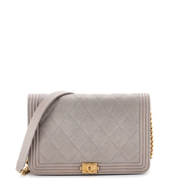 Chanel Boy Wallet On Chain Quilted