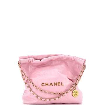 Chanel 22 Chain Hobo Quilted Calfskin