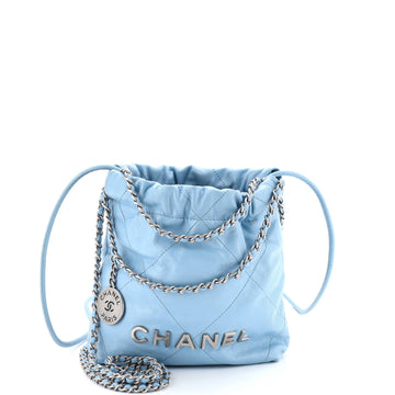 Chanel 22 Chain Hobo Quilted Calfskin
