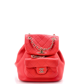 Chanel Duma Drawstring Backpack Quilted