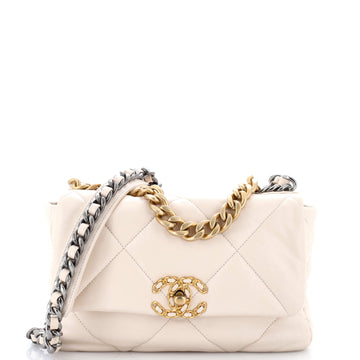 Chanel 19 Flap Bag Quilted Leather