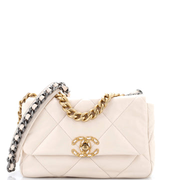 Chanel 19 Flap Bag Quilted Leather