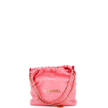 Chanel 22 Chain Hobo Quilted Calfskin