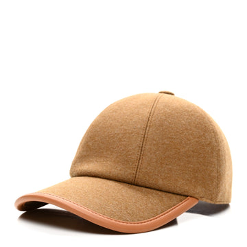 Hermes Wool Lambskin Serena Cap 56 Gold