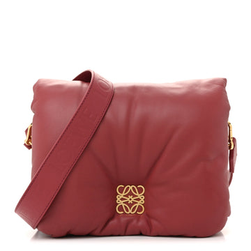 Loewe Lambskin Goya Puffer Bag Plumrose