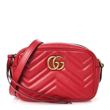 Gucci Calfskin Matelasse Mini Gg Marmont