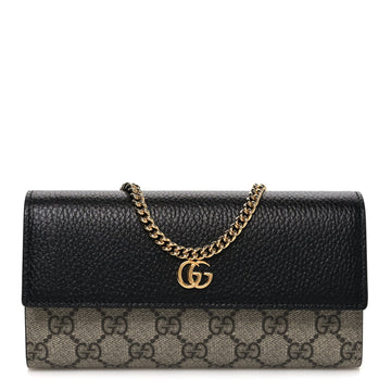 Gucci Dollar Calfskin Gg Supreme Petite