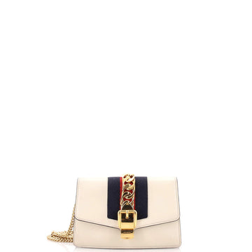 Gucci Sylvie Chain Shoulder Bag Leather