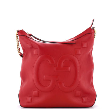 Gucci Apollo Hobo Gg Embossed Calfskin