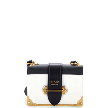 Prada Cahier Crossbody Bag Leather And