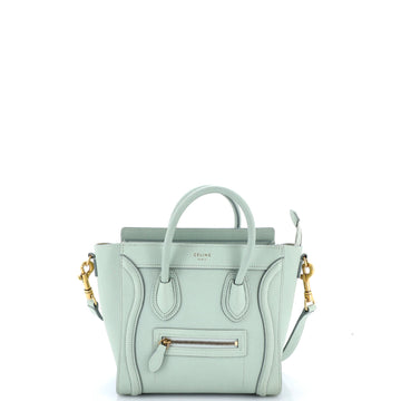 Celine Luggage Bag Grainy Leather Nano