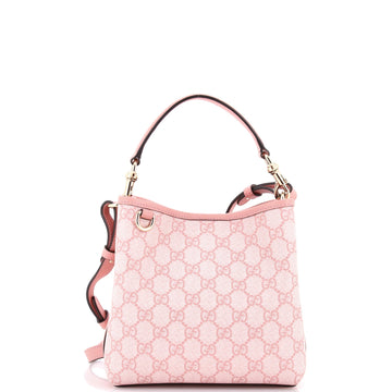 Gucci Gg Emblem Bucket Bag Coated