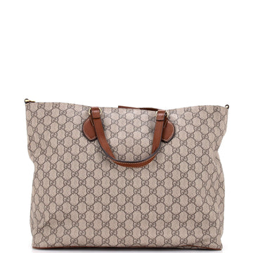 Gucci Convertible Soft Tote Gg Coated