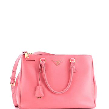 Prada Galleria Double Zip Tote Saffiano