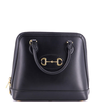 Gucci Horsebit Top Handle Bag Leather