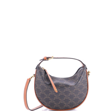 Celine Lulu Bag Triomphe Coated Canvas