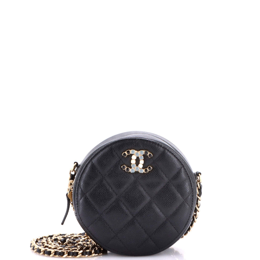 Chanel Coco Candy Round Clutch With