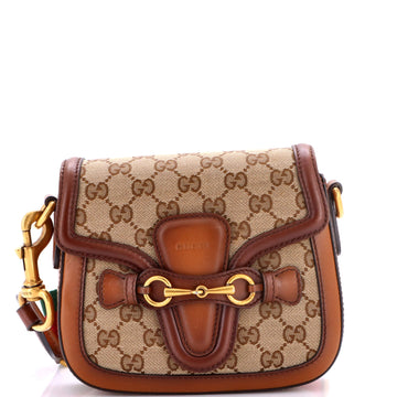 Gucci Lady Web Shoulder Bag Gg Canvas