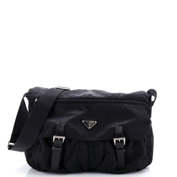 Prada Vintage Double Buckle Flap