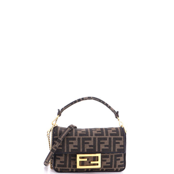 Fendi Baguette Nm Bag Zucca Canvas Mini