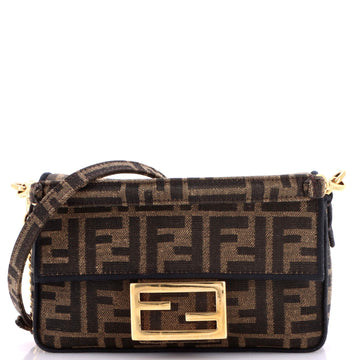 Fendi Baguette Nm Bag Zucca Canvas Mini