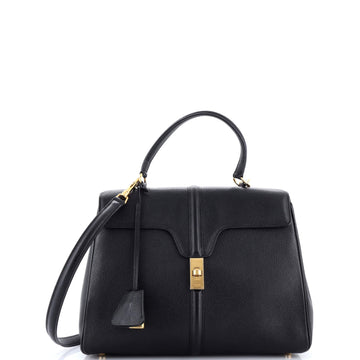 Celine 16 Top Handle Bag Grained