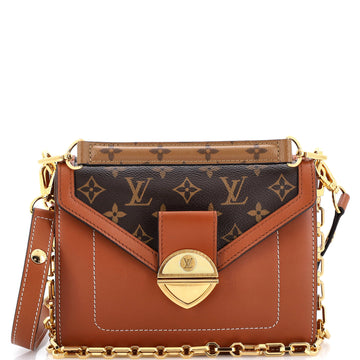Louis Vuitton Biface Handbag Leather And
