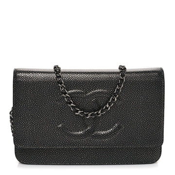 Chanel Metallic Caviar Timeless Cc