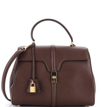 Celine 16 Top Handle Bag Grained
