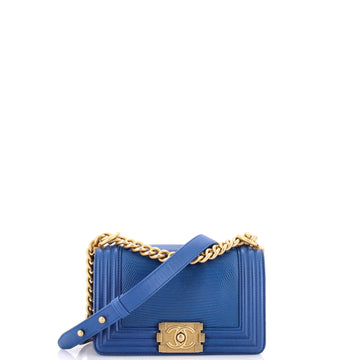 Chanel Boy Flap Bag Lizard Small