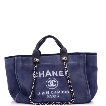 Chanel Deauville Tote Canvas Medium