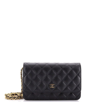 Chanel Wallet On Chain Quilted Caviar