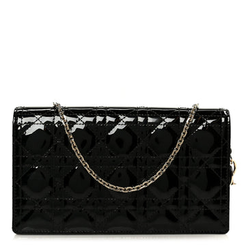 Christian Dior Patent Cannage Lady