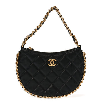 Chanel Shiny Crumbled Lambskin Quilted
